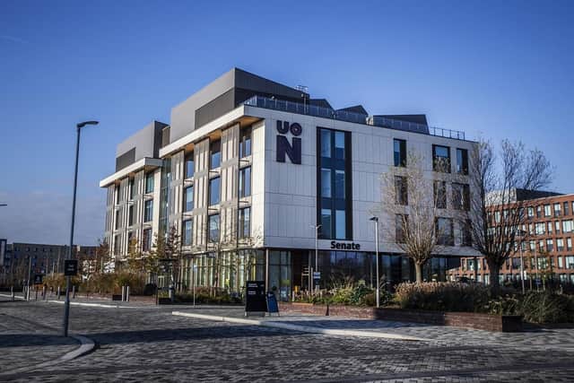 Bamidele Moshood stole various items from flats in the halls of residence at the University of Northampton's Waterside campus, where he was also staying as an overseas student