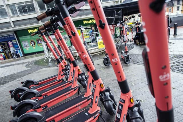 Voi e-scooters were launched in Northampton just over a year ago
