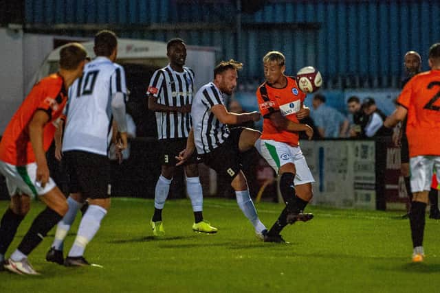 Joe Curtis in action for the Steelmen