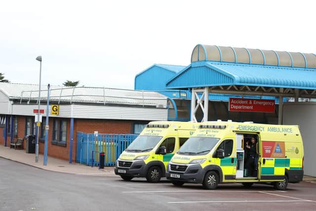 Patients arriving by ambulance will be seen