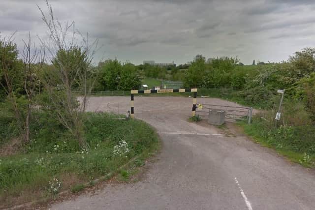 The Ditchford Lakes car park