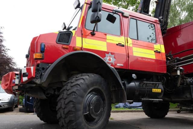 The animal rescue team uses this massive 14-tonne UNIMOG truck