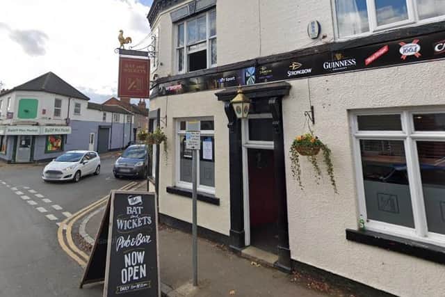 Police say the fight spilled onto the street outside the Bat and Wickets