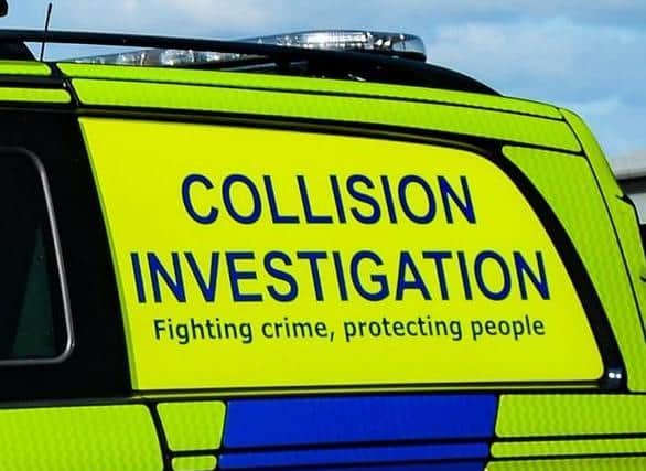Police are appealing for information following the smash which left a 54-year-old biker fighting for his life