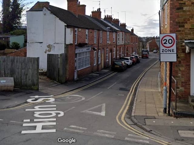 Saturday's crash happened at around 12.50pm in Kingsthorpe High Street