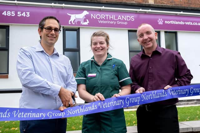 Clinical director Hans van der Hoven, head nurse Sarah Lane and practice manager Karl Walker.