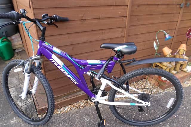The stolen bike.