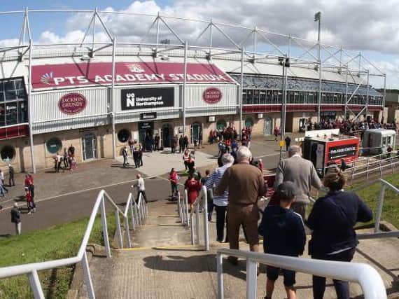 PTS signed a five-year deal with Cobblers over naming rights to Sixfields in 2018