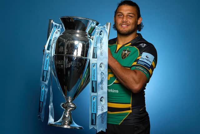 Saints supporters would love to see Lewis Ludlam holding the Premiership trophy at the end of the season