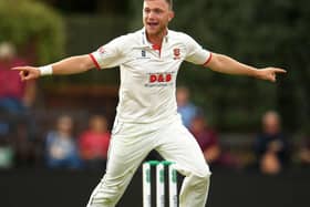 Essex bowler Sam Cook ended the first day's play with career-best match figures of nine for 29 - and he's not finished yet!