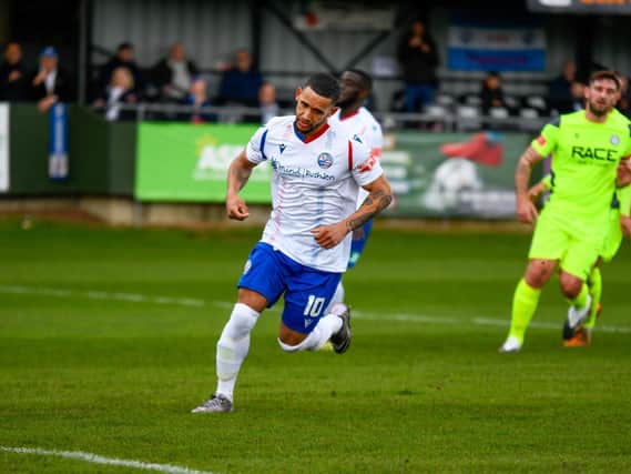 Lorrell Smith hasn't featured in AFC Rushden & Diamonds' recent matches and boss Andy Peaks says the forward will be back when the time is right for him
