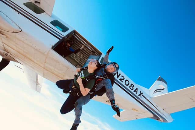 Jessica Pateman's skydive