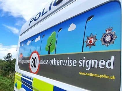 Police snapped more than 100 drivers over the 70mph limit on the Corby bypass