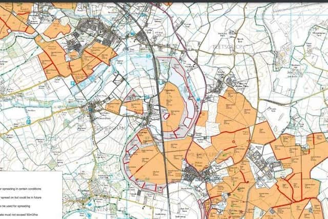 Fields earmarked for the disposal of the manure are in neighbouring Bedfordshire