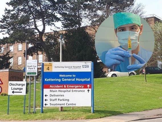 Kettering General Hospital has apologised.