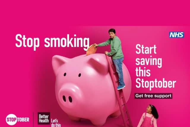 Stoptober is reaching out to 95,000 smokers in Northamptonshire offering help to quit
