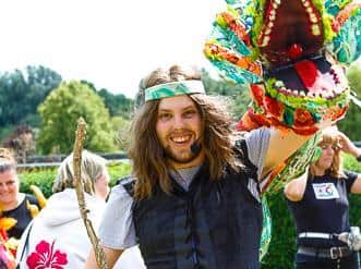 A Picture the Difference member at an outdoor performance