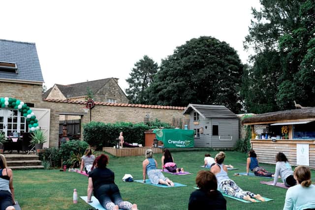 The Breathe event in Weekley was organised to raise money for Cransley Hospice
Photo by Julietta Arden-Taylor
