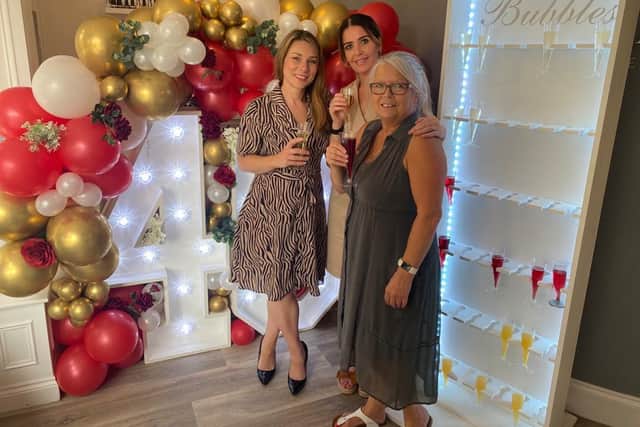 l-r Emma Ferns, Dani Pettigrew and Lea Martin