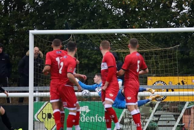Kettering fell behind to Stephan Morley's free-kick after just four minutes