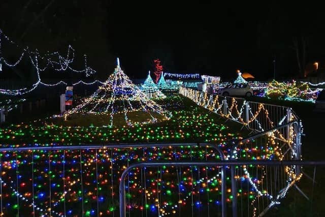The Christmas display will feature half a million lights
