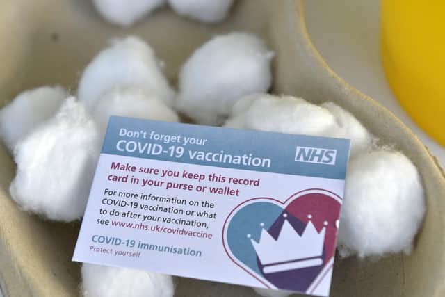 People are being urged to get their second vaccination 
Photo: Jon Rigby