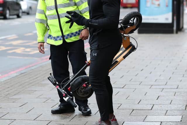 At least four people were hurt in crashes involving electric scooters in Northamptonshire last year, new figures reveal. Photo: PA