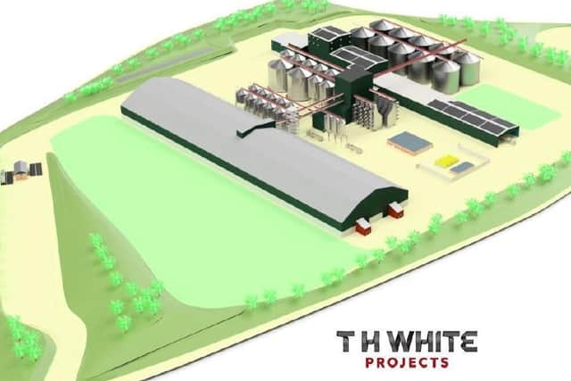 A drawing of the plan.