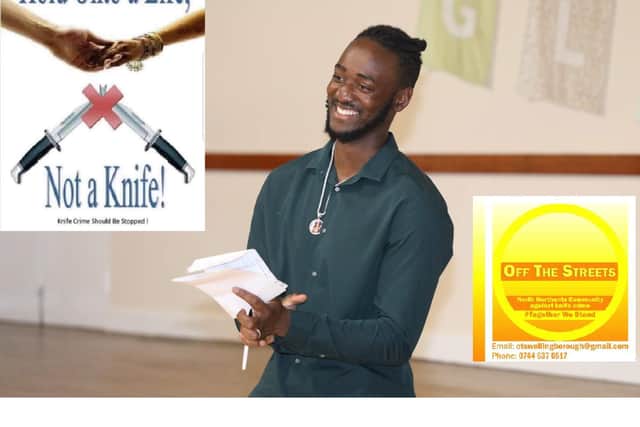 The meeting has been called by Off the Streets - North Northants community against knife crime cofounded by Rav Jones