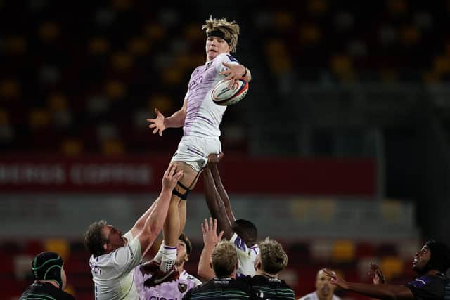 Henry Pollock looked lively during the second half