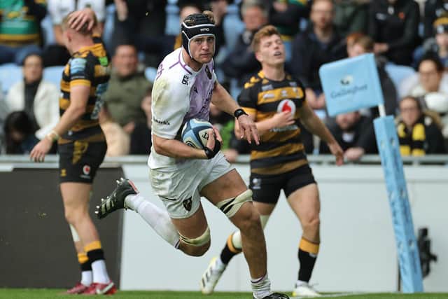 Alex Coles gave Saints hope with a try three minutes from time
