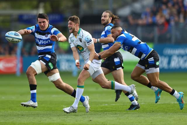 James Grayson in action against Bath last season