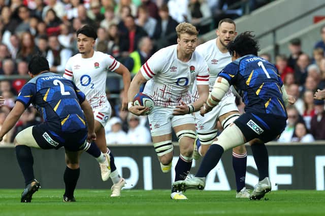 David Ribbans made his England debut in the win against Japan last weekend