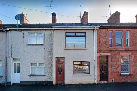 A terrace house on Victoria Street in Lurgan is on the market with an asking price of £55,000.