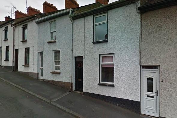 A terrace house in Grove Terrace, Armagh is currently on the market with an asking price of £65,000.