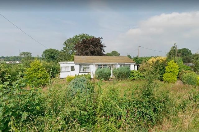 This detached bungalow on Old Claire Road is currently on the market with an asking price of £65,000.