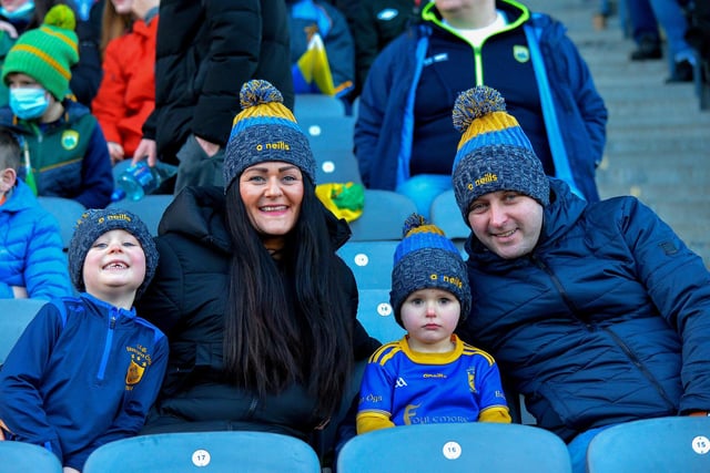 Steelstown supporters at the All Ireland Intermediate Football final at Croke Park on Sunday. DER2206GS – 002