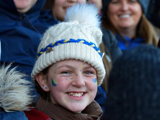 Young fans at the All Ireland Intermediate Football final at Croke Park on Sunday. DER2206GS – 005