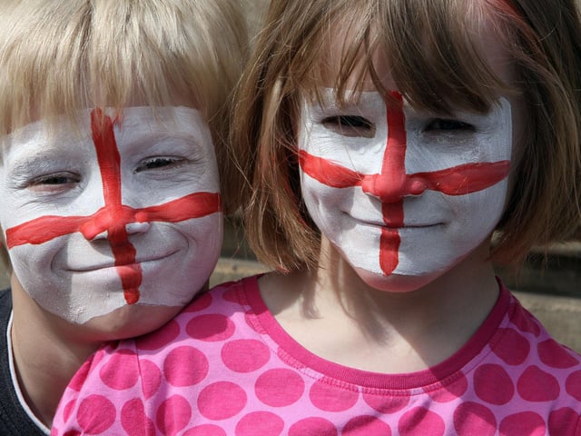 Owen and Katie Turner at the first St George's Parade in Rushden 2010