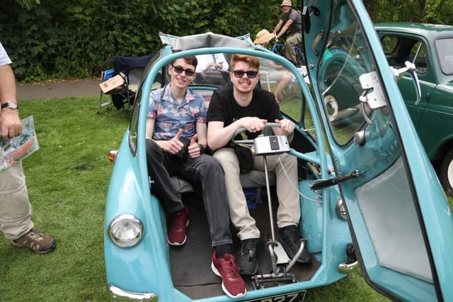 Weird and wonderful vehicles were on display at West Glebe Park
