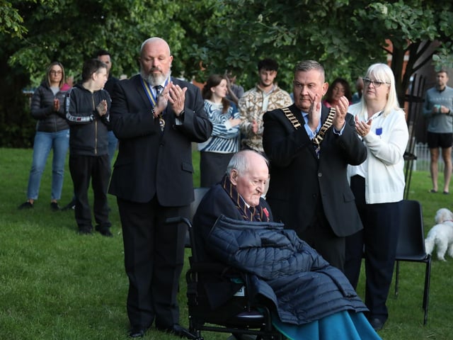 Thrapston D-Day beacon lighting:D-Day commemorations Thrapston