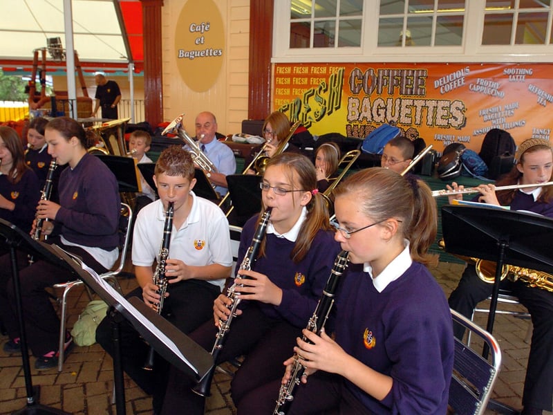 Montsaye orchestra at Bastille Day in 2007