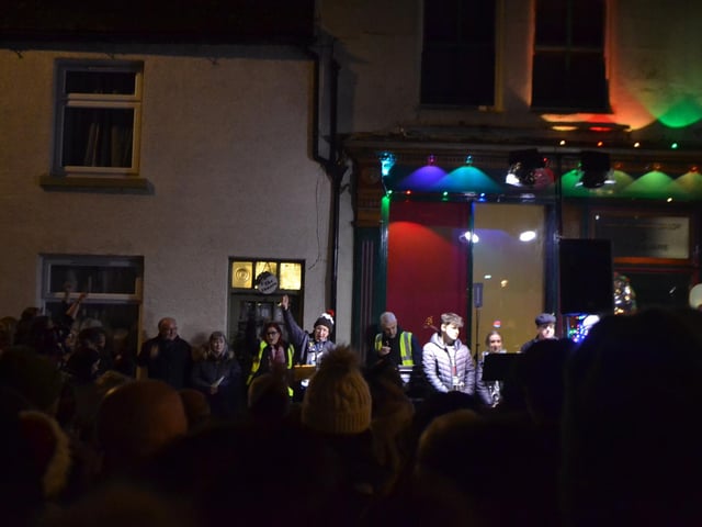 Thousands gather in Earls Barton Square for annual carol service