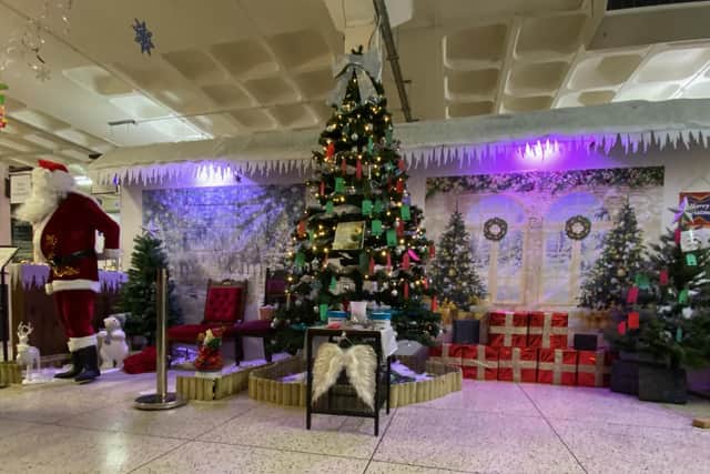The memory tree at Corby Indoor Mall