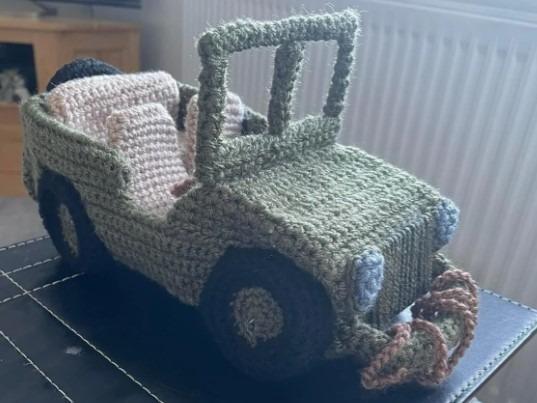 80th anniversary of D-Day marked with fabulous crochet and knitting display.