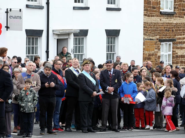 Wellingborough Remembrance Day parade 2022