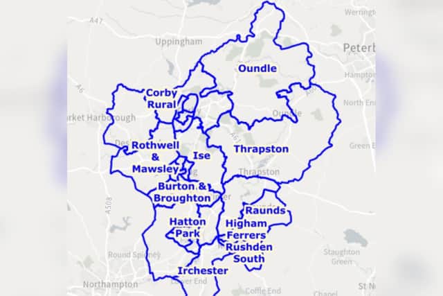 The current NNC ward boundaries