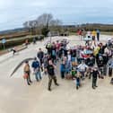 The official opening of Raunds' new skate park and pump track