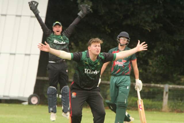 Action from Overstone Park's NCL Division One win over Weekley & Warkton (Picture: Finbarr Carroll)