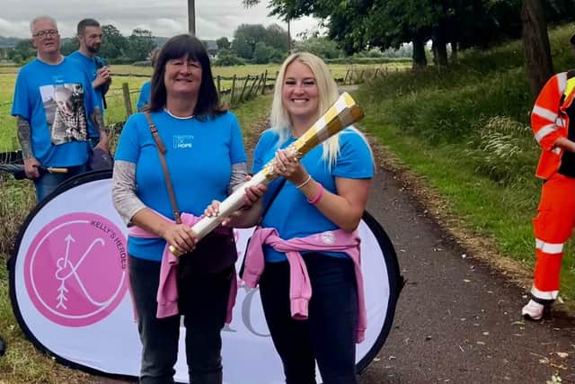 Co-founders of Kelly’s Heroes, Kelly Hewitt’s mum Rachael Hewitt and sister Amy Hewitt-Riley
